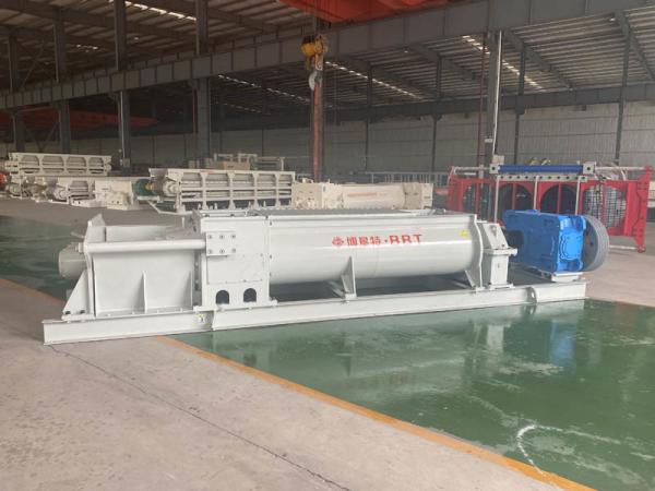 Horizontal Paddle Double Shaft Mixer 220V / 380V Customized For Raw Material