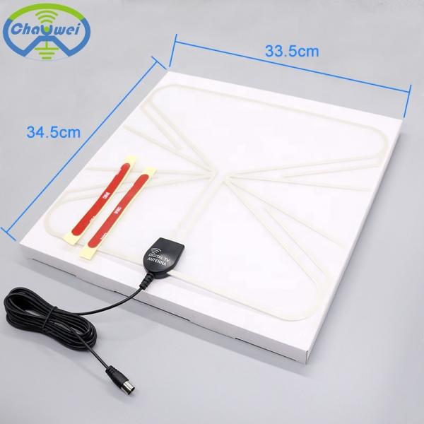 Universal Amplified Indoor Digital HDTV Antenna DVB ATSC ISDB 230MHZ 25dbi