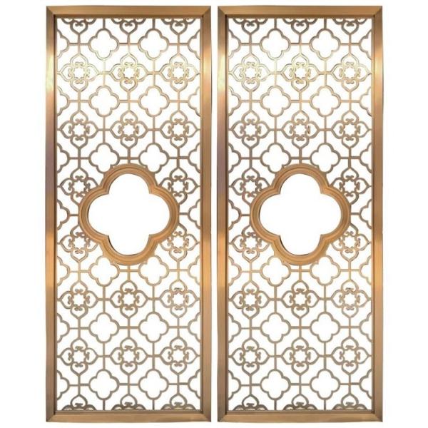 Modern Luxury Style Decorative interior room divider wall panel for hall