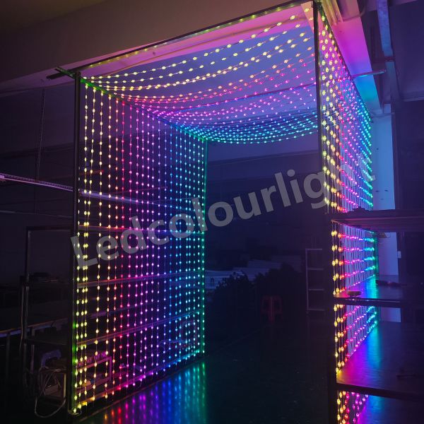 IP66 Christmas Festival Decorative DC12V RGB Color Changing LED String Lights