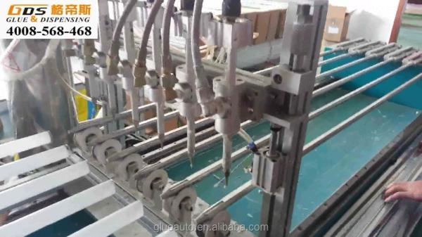 400pcs/h Glue Dispensing Machine T8 Glass Tube Automatic Glue Dispenser 2000W