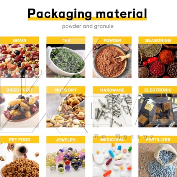 Weighing Detergent Powder Filling Packing Machine For Washing Powder Soap Powder Packaging