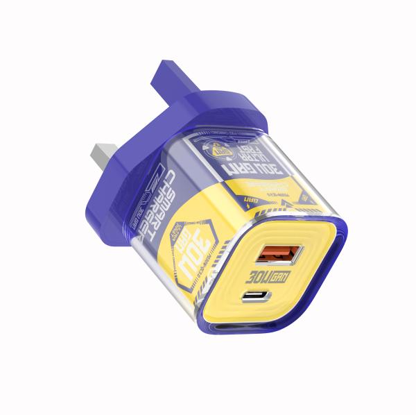 35W/45W/65W Output Power Super Fast Charger with Surge Protection for Voltage Fluctuations Latest Design