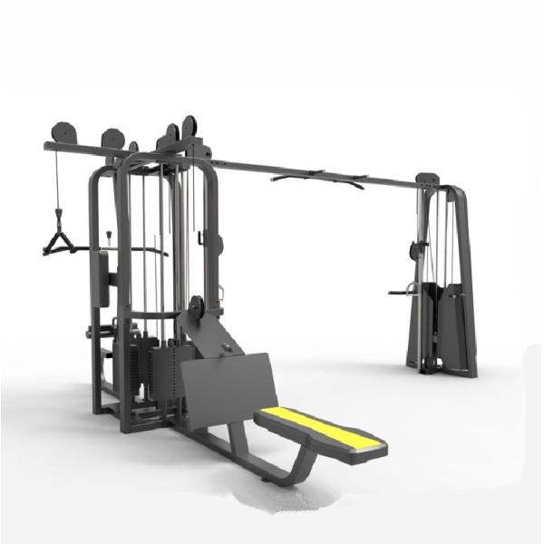 Indoor Gym Home 5 Station Multi Gym Power Rack Pull Up Machine with Steel Tube Q235