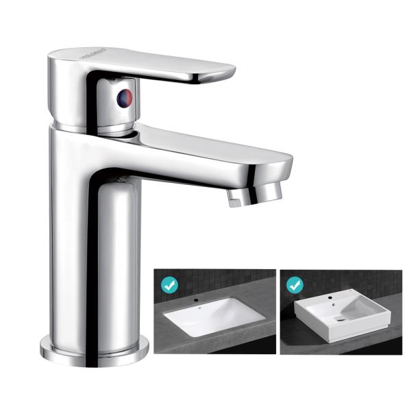 1.2GPM Stainless Steel Basin Mixer Bathroom Vessel Sink Faucet OEM