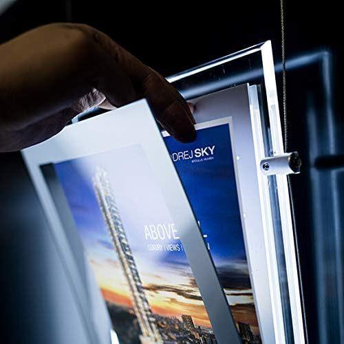Window Hanging Display Crystal Acrylic Light Box 