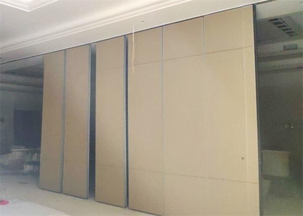 SGS approved Hanging Room Dividers , Hall Partition With Wood Easy Maintenance