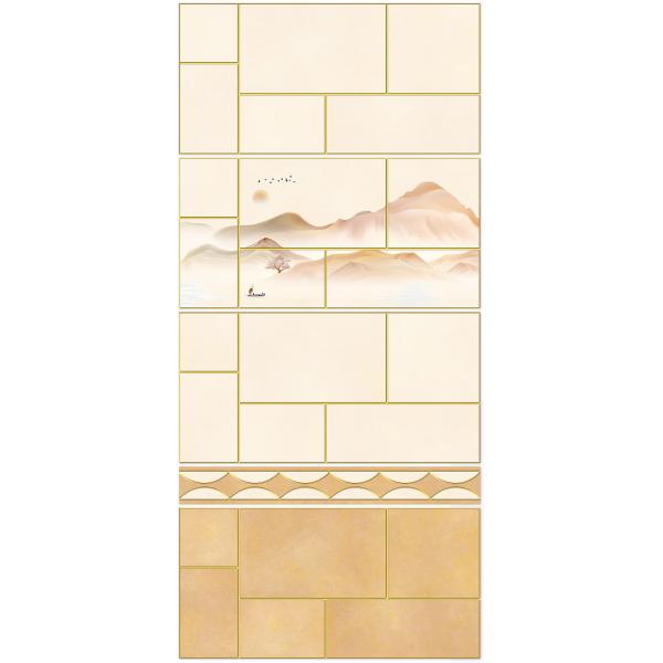 30x60cm Mirror Surface Ceramic Wall Tile for Living Room