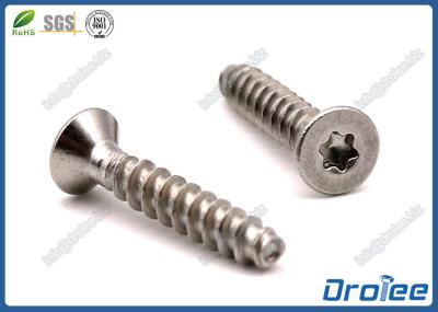 Stainless Torx Flat Head Trilobular Thread-forming Screws for Plastics