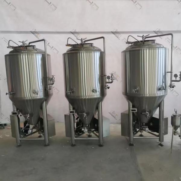80mm Polyurethane Insulation 300L SUS 304 Conical Fermentor for Beer Fermentation