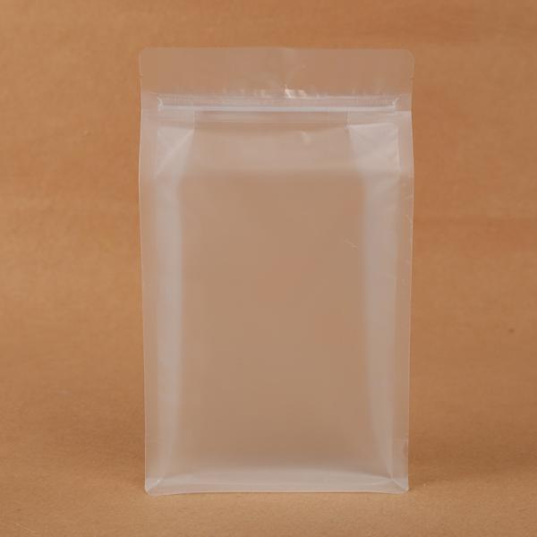 Flat Clear Zipper 850g Reusable Zipper Food Bags