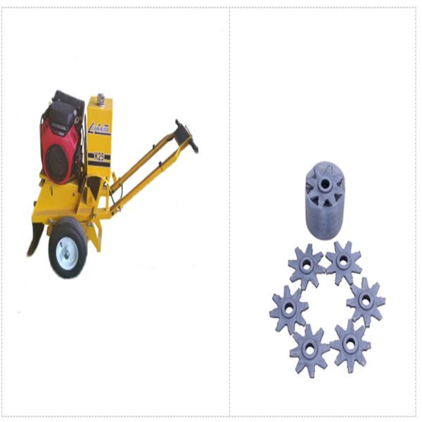 50mm 25 Hp Petrol Concrete Asphalt Road Grooving Machine With Diamond Blade