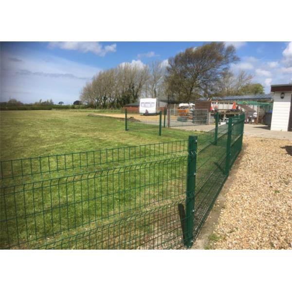 Powder Coated Steel 2.4m Welded Wire Rolled Fencing Privacy Building With Post