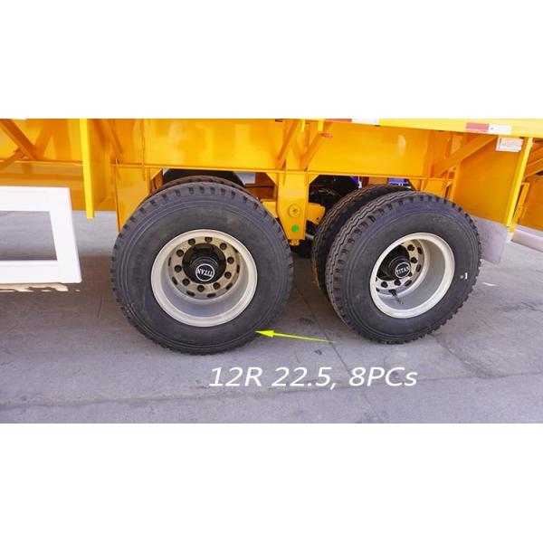 Прицеп для контейнеров с двумя осями для грузовых автомобилей 20FT ISO Tank Container Flatbed Semitrailer