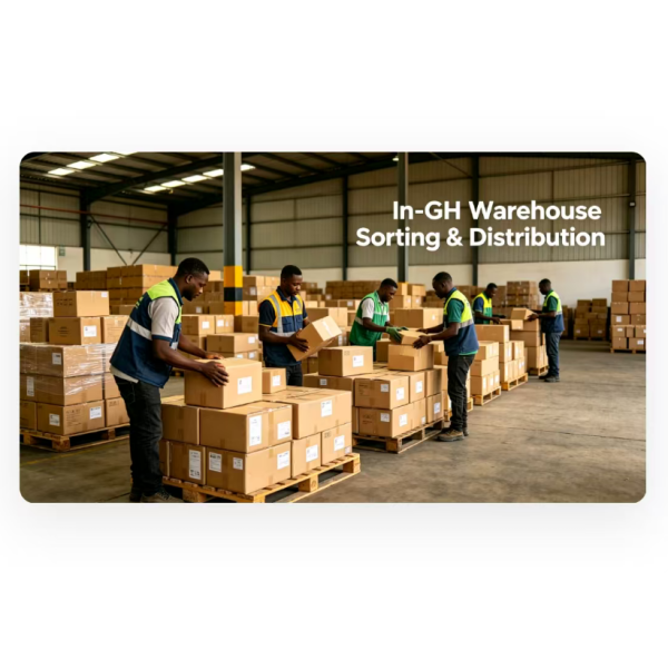 General Goods Shipping to Ghana LCL Consolidated Sea DDP Door To Door Logistics Services