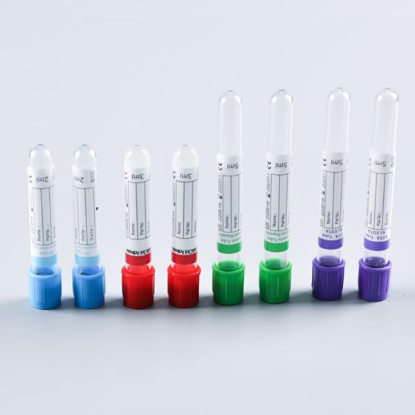 Vacuum Blood Collection Tubes 2ml 3ml 5ml 10ml Пурпурные верхние медицинские вакуумные пробирки для сбора образцов крови 2 мл 3 мл 5 мл 10 мл