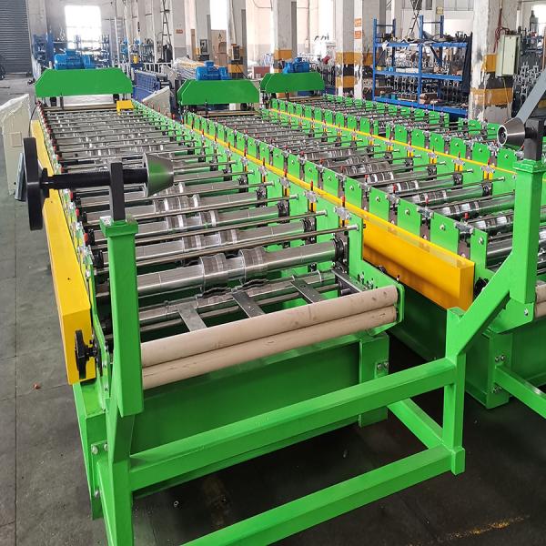 R Máquina de moldagem de rolos de folhas de telhado onduladas de painel 3000kg