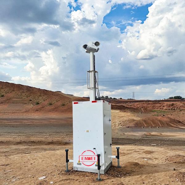 Portable Surveillance Tower Rapid Deploy Cctv Tower For Outdoor Construction Site