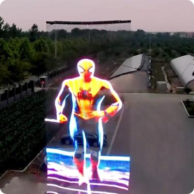 LED drone mounted magic carpet screen Stage banner advertising display LED screen