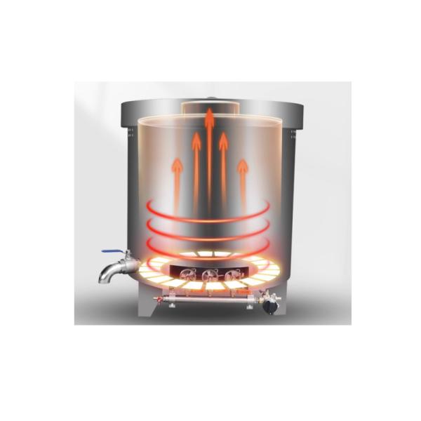 Large Industrial Cooking Pot Sweet Potato Kitchen Processing Pot