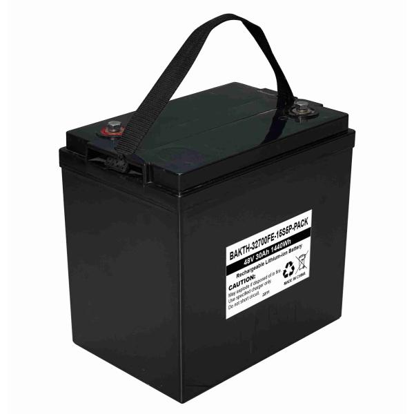 Ciclo profundo 48v 30h Lifepo4 Batería 32700 15S5P para scooter eléctrico