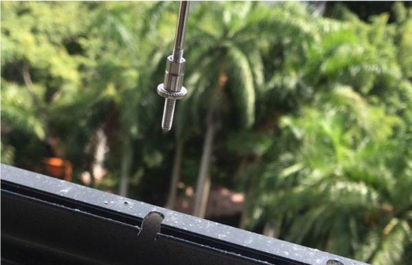 3mm Reel Steel Wire Balcony Grilles With 100kg Capacity Balcony Reel Grille