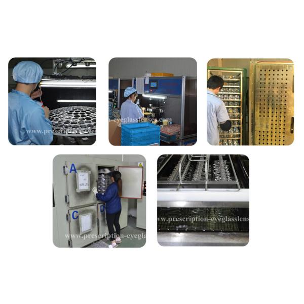 Flat Top Bifocal Spectacle Lenses , CR39 Non Coating 1.50 Lenses Far / Near Vision