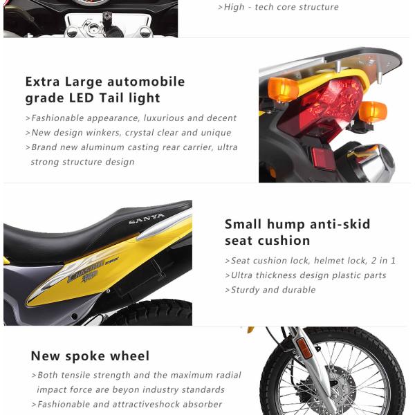 Dynamic Gas Saver Motorcycles UFB150 Engine Crystal Front Headlight Upgrade LED Meter
