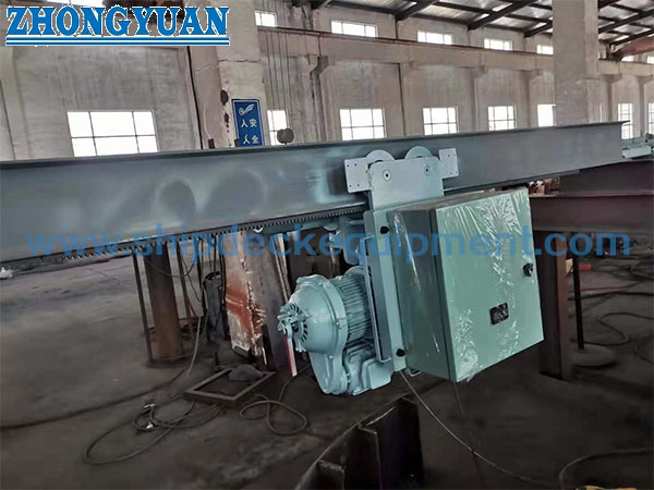 Single Beam Pump Room Explosive Proof Electric Trolley Crane Hangar Crane Ship Deck Equipment