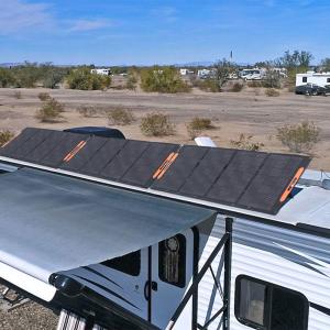 Mono Crystalline IP65 300W Portable Folding Solar Panels Kit With ETFE Front
