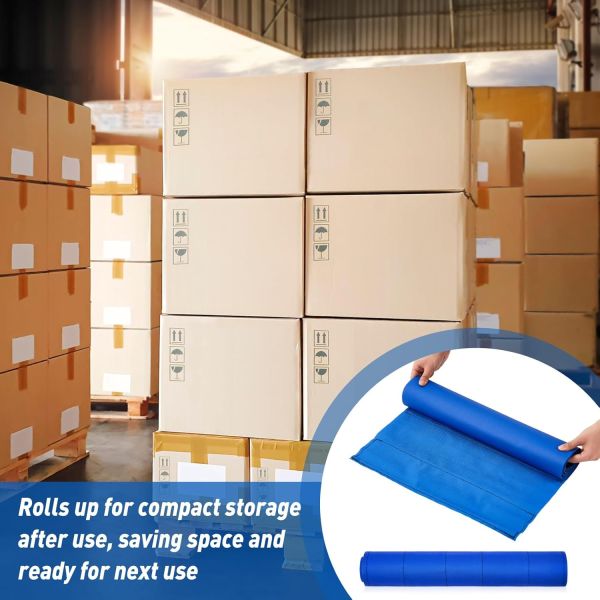 DANSKY Custom Size Hook and Loop Reusable Pallet Stretch Storage Wrap Strap Pallet Cargo Straps Reusable Black Pallet Wrap