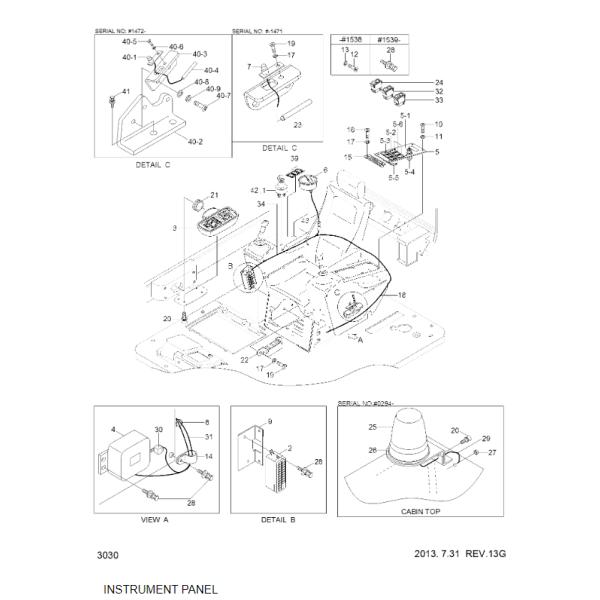 21M653100 Монитор кластер габарит Assy HYUNDAI экскаваторные запасные части для R55-3 R55W-3
