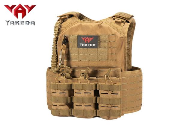 Laser Cutting Army Military Tactical Vest , Swat Combat Training Ballistic Bullet Proof Vest
