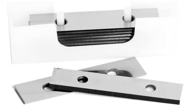 Lâminas mais planas contínuas 12x12x1.5-35° do carboneto de tungstênio do retângulo 100%