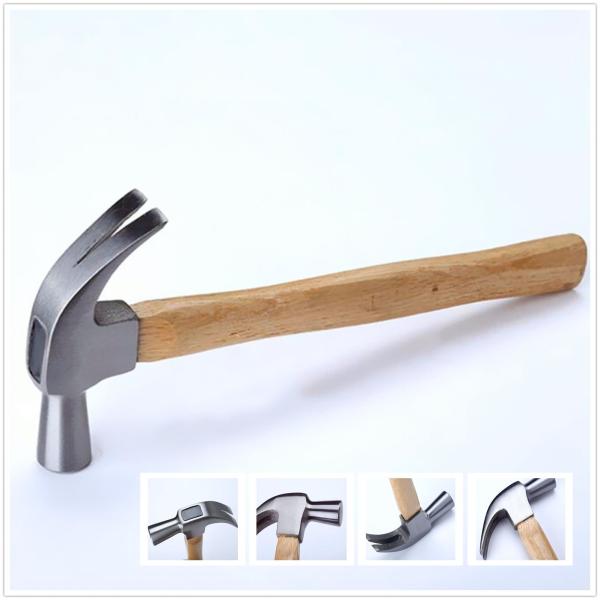 British Type Carbon Steel Hand Claw Hammer with Chestunt Wood Handle (XL0031-2)