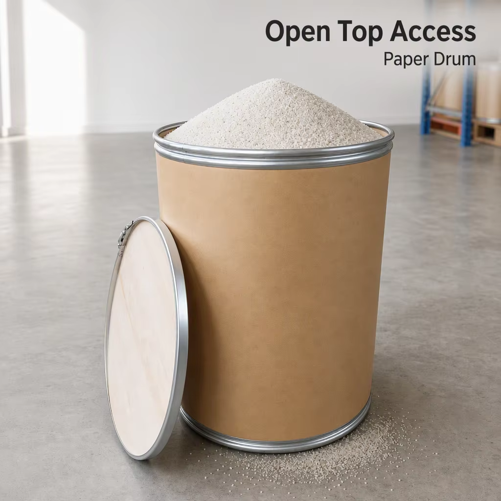 50kg Kraft Paper Drum for Quartz Sand Bulk Material