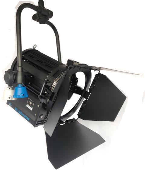 GENERALINK 100W LED Fresnel Video Light High CRI Tungsten Fresnel Light with Pole-Operated Yoke