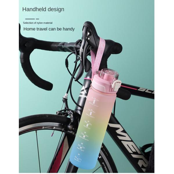 Tritan 32 Oz Motivational Water Bottle BPA Free 5507501000ML Sports Time Track Water Bottle Wide Mouth Leakproof Fashion As Gift For Christmas