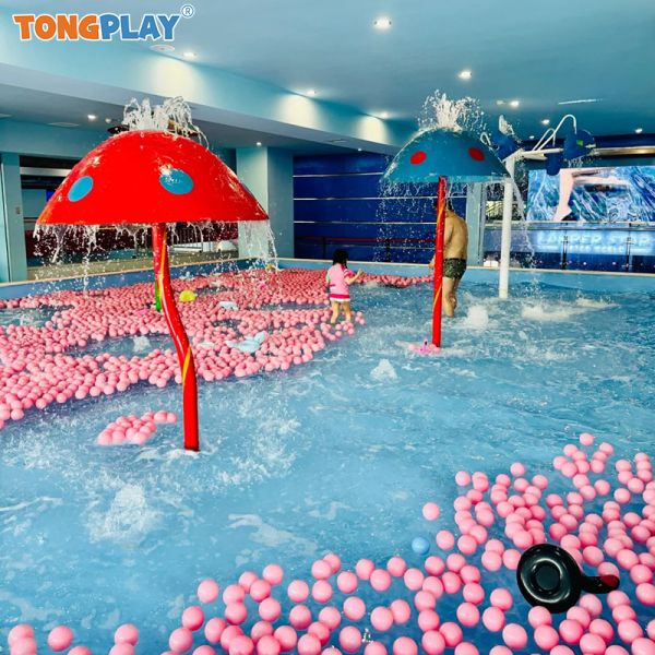 Children Rafting Water Slide Commercial Kids Water Park Equipment Fiberglass Pool Slide Small Boomerang Slide