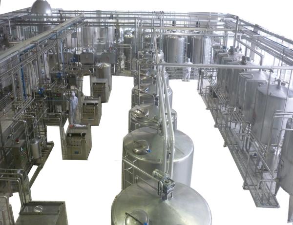 Instalação de transformação de laticínios de aço inoxidável de 3000L/h para leite, iogurte, queijo, manteiga e sorvete