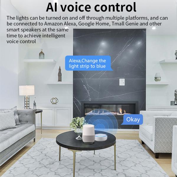 10W Adjustable Smart Wifi LED Bulb Aluminum PC Voice Control LED Lights