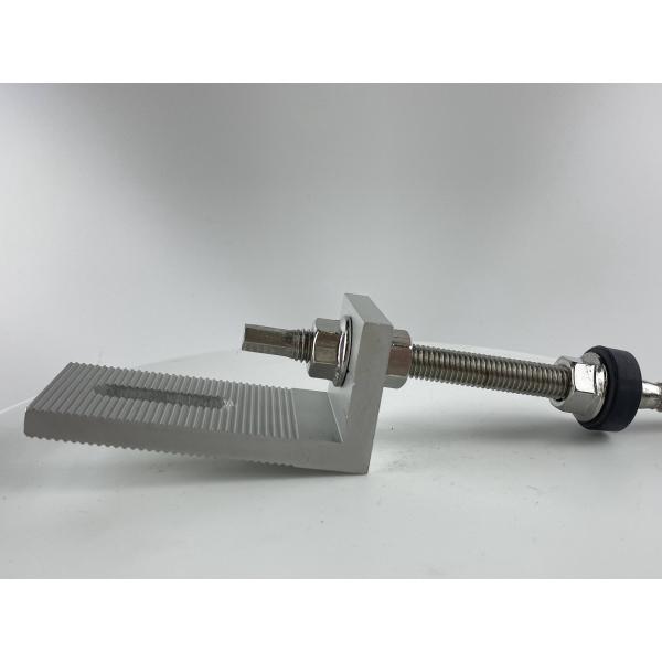 abrazadera serrada solar de acero inoxidable 304 316 con el perno de la suspensión del reborde DIN6923