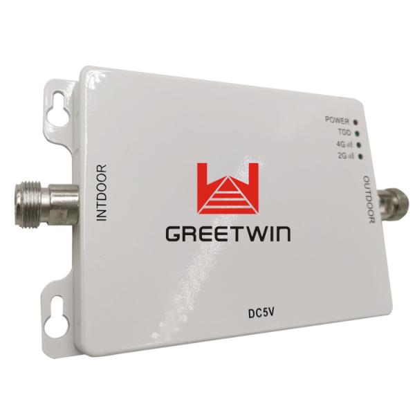 15dBm a DCS interna 1800MHz LTE 2300MHz Dual amplificador de impulsionador do sinal do repetidor do telefone celular 4G da faixa para o escritório domiciliário