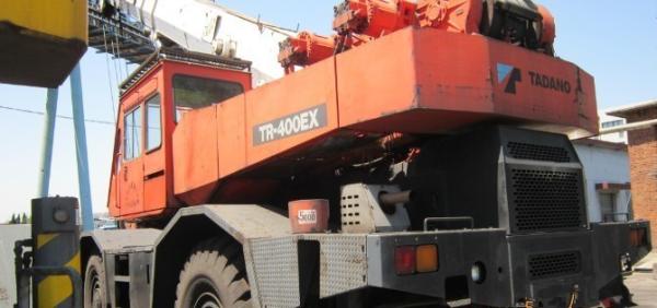 40T TADANO Rough Terrain Crane TR-400Ev truck crane 1995