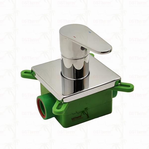PPR Chrome Plated 3-Way Mixer Shower Valve 20mm 25mm