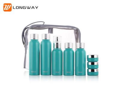 8pcs Hotel Travel Toiletry Bottle Kit With Aluminum Cap 100ML / 80ML Capacity
