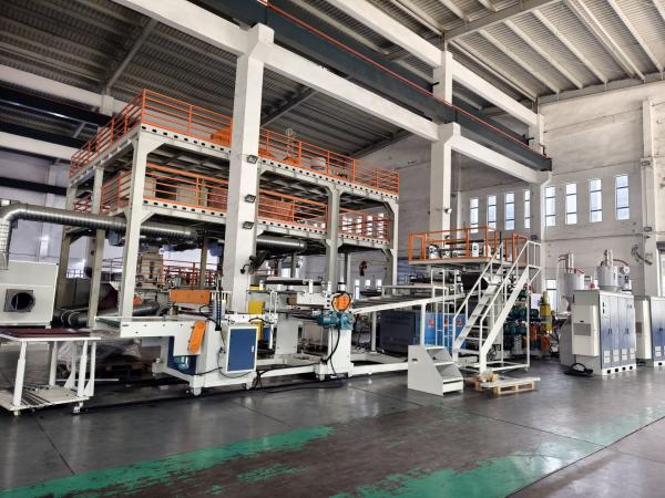 PC ABS Luggage Sheet Extrusion Machine 300-400kgs/Hr