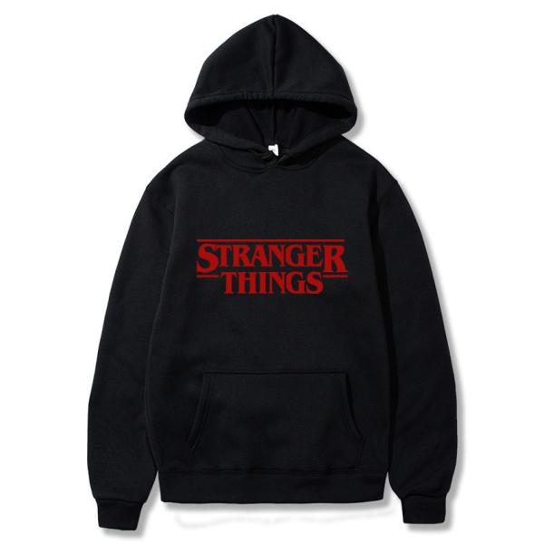 Breathable Unlined Plain Black Hoodie for Regular Sleeve Style Oversized Tracksuit