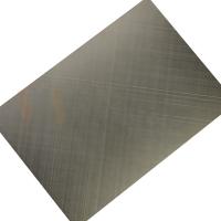 A linha fina da cruz do controle da qualidade terminou folhas decorativas verdes do bronze 0.3mm SS