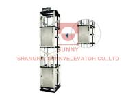 Elevación del elevador del Dumbwaiter de la cocina de los 2 paneles con la puerta para arriba deslizante